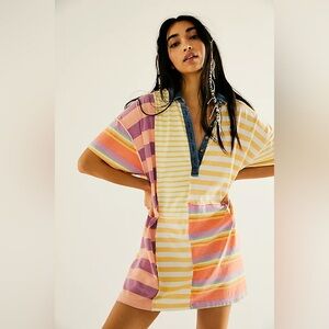 FREE PEOPLE NWT CHARLIE TEE DRESS